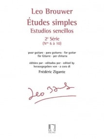 Brouwer: Simple Studies 2nd Series for Guitar published by Eschig